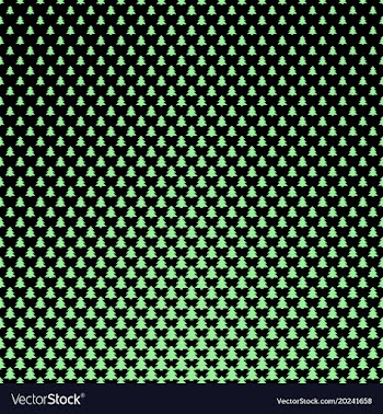 Simple repeating stylized christmas tree pattern vector image