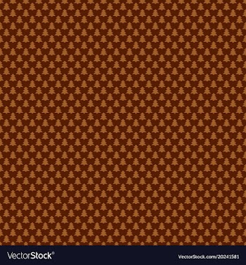 Simple repeating stylized pine tree pattern vector image