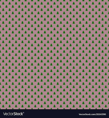 Simple repeating stylized pine tree pattern vector image
