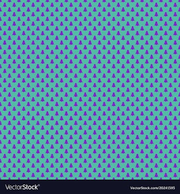 Simple repeating stylized pine tree pattern vector image