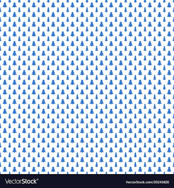 Simple repeating stylized pine tree pattern vector image
