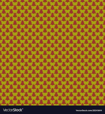 Simple repeating stylized pine tree pattern vector image