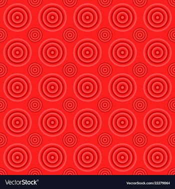 Simple seamless circle pattern background vector image