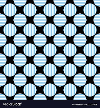 Simple seamless circle pattern design background vector image