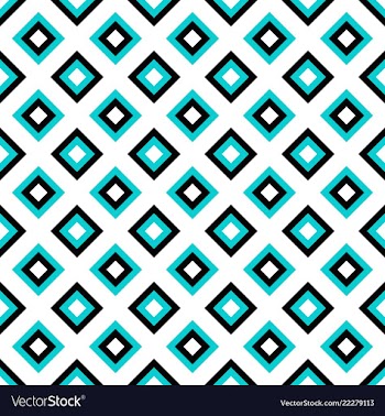 Simple seamless square pattern background vector image