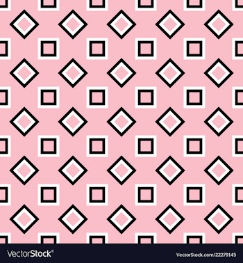Simple seamless square pattern background vector image