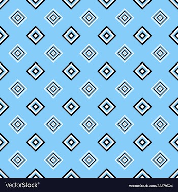 Simple seamless square pattern background vector image