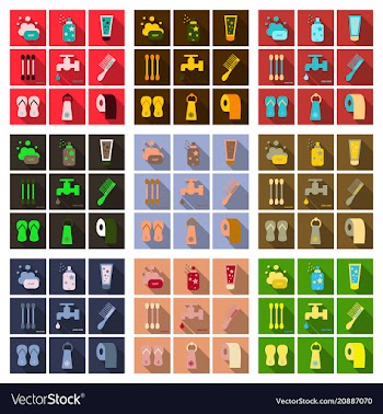 Simple set of hygiene icons contains such icons vector image