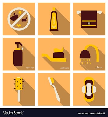 Simple set of hygiene icons contains such icons vector image