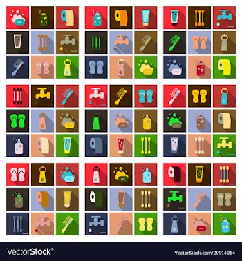 Simple set of hygiene icons contains such icons vector image