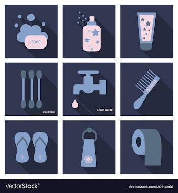 Simple set of hygiene icons contains such icons vector image