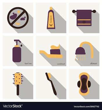 Simple set of hygiene icons contains such icons vector image