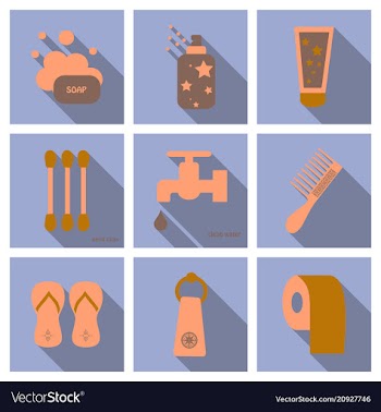 Simple set of hygiene icons contains such icons vector image