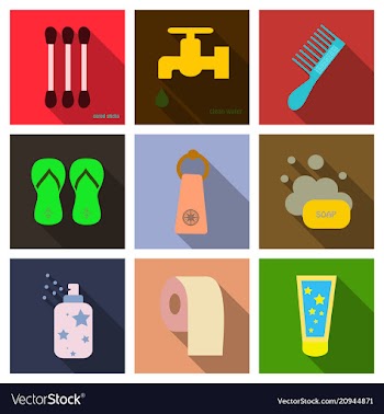 Simple set of hygiene icons contains such icons vector image