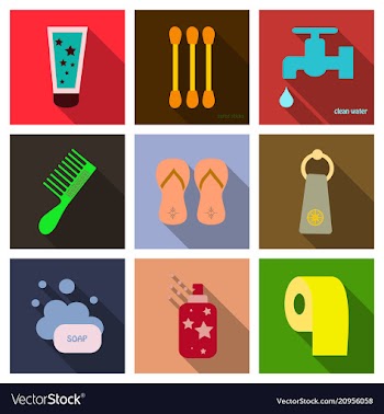 Simple set of hygiene icons contains such icons vector image