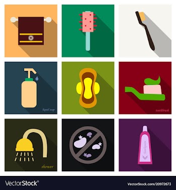 Simple set of hygiene icons contains such icons vector image