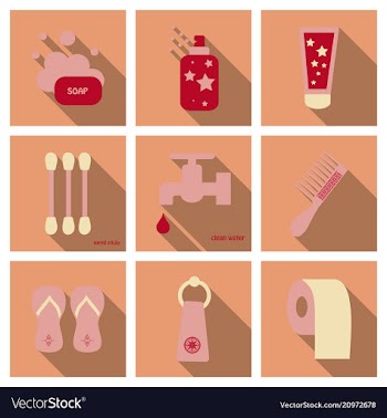 Simple set of hygiene icons contains such icons vector image