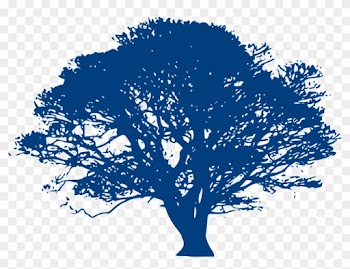 Simple Tree Silhouette 20, Buy Clip Art - Blue Oak Tree Clipart