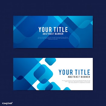 Simple web banner design | Free stock vector - 495437