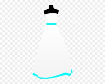 Simple Wedding Dress Cartoon