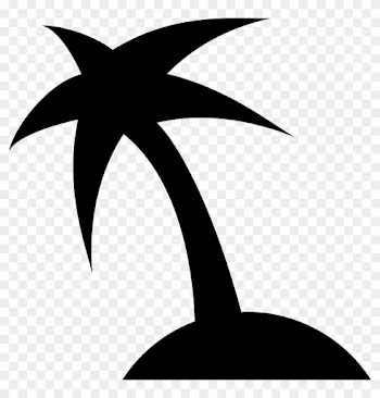 Simpleicons Places Palm Tree Shape - Palm Tree Icon Png