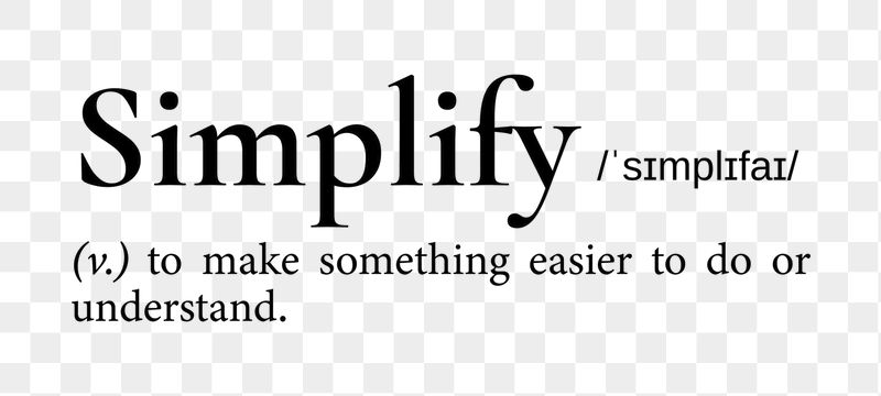 Simplify png dictionary word sticker, | Free PNG - rawpixel