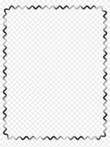Sine Wave Border - Black And White Border