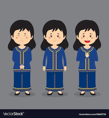 singapore character with various expression