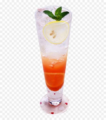 Singapore Sling Fuzzy navel Lemonade Carbonated water Lemon-lime drink - Red grapefruit bubble water 