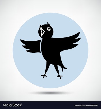  					Singing Bird vector image														