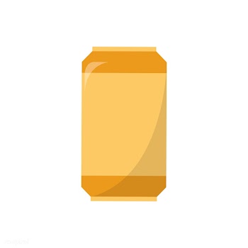 Single can of beer graphic illustration | Free stock vector - 429373