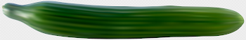 Single Cucumber PNG Transparent Image
