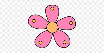 Single Garden Flower - Flower Clipart My Cute Graphics