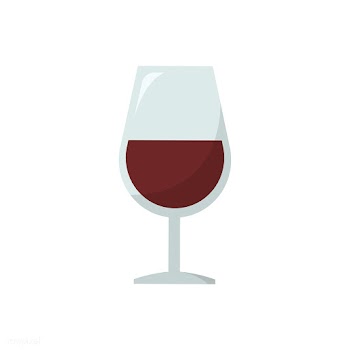 Single glass of wine graphic illustration | Free stock vector - 429411