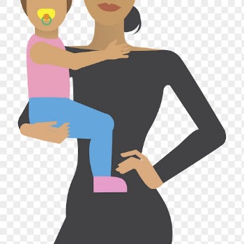 Single mom png sticker, holding | Free PNG - rawpixel