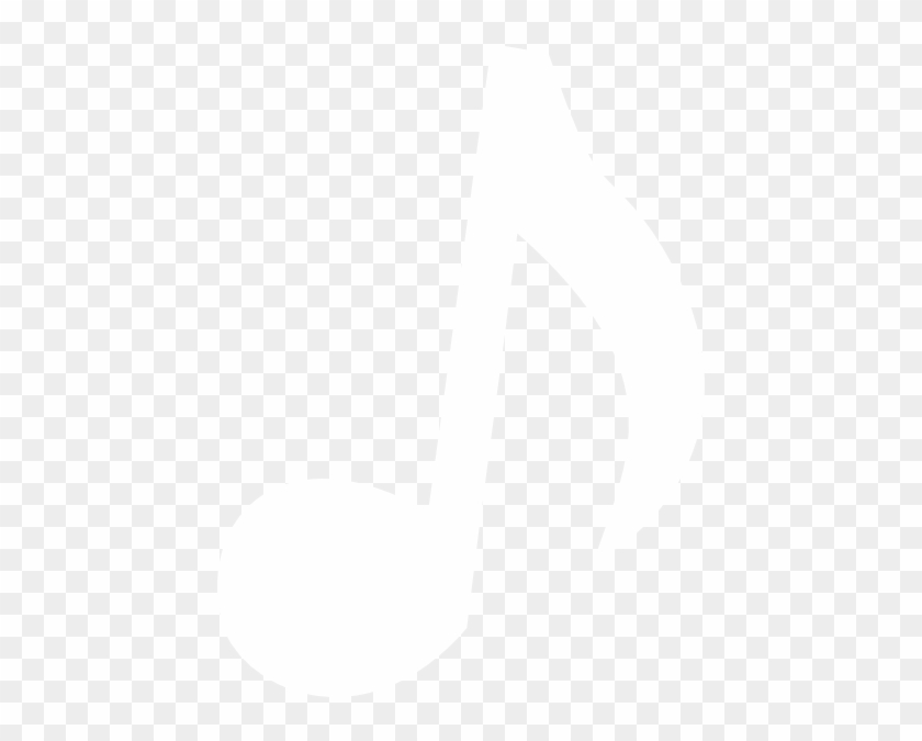 Single Musical Notes - White Music Notes Transparent