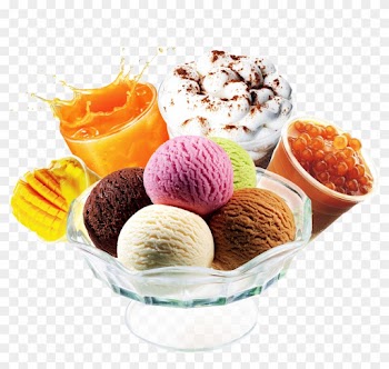 Single Scoop Vanilla Ice Cream On Sugar Cone - Scoop Ice Cream Png