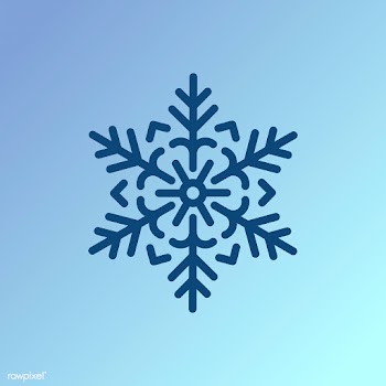 Single snowflake Christmas design vector | Free stock vector - 493882