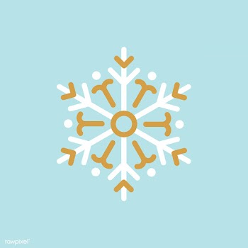 Single snowflake Christmas design vector | Free stock vector - 493890