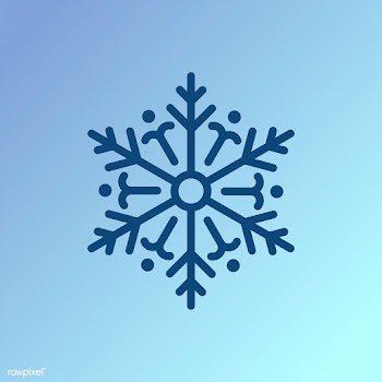 Single snowflake Christmas design vector | Free stock vector - 493892