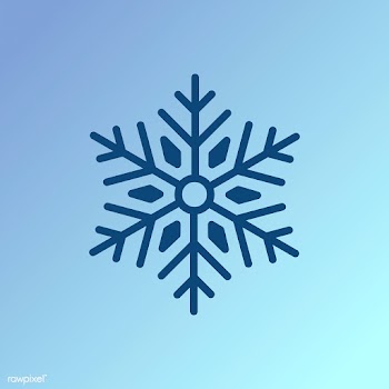 Single snowflake Christmas design vector | Free stock vector - 493896
