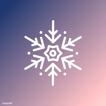 Single snowflake Christmas design vector | Free stock vector - 493897