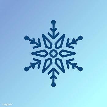 Single snowflake Christmas design vector | Free stock vector - 493914