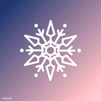 Single snowflake Christmas design vector | Free stock vector - 493915