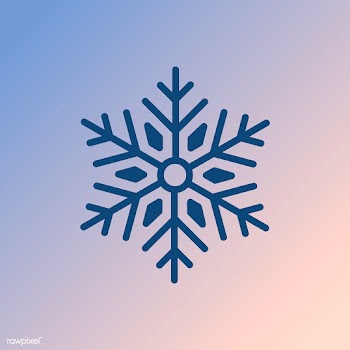 Single snowflake Christmas design vector | Free stock vector - 493920