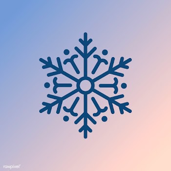Single snowflake Christmas design vector | Free stock vector - 493924