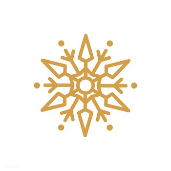 Single snowflake Christmas design vector | Free stock vector - 493936