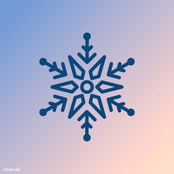Single snowflake Christmas design vector | Free stock vector - 493940