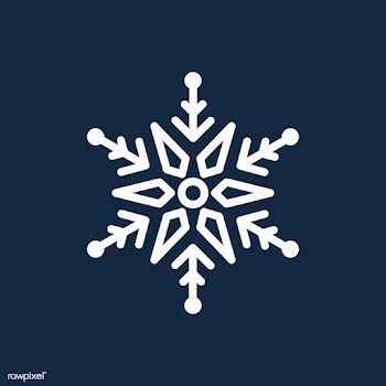 Single snowflake Christmas design vector | Free stock vector - 493945