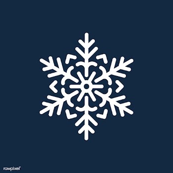 Single snowflake Christmas design vector | Free stock vector - 493952